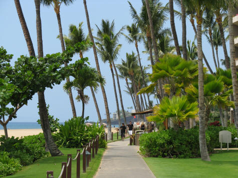 Beach Path at the Kaanapali Beach Resort in Maui